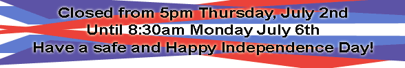 closed until monday